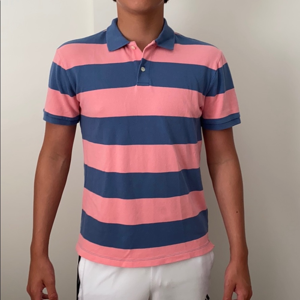 NWOT Gap Men’s SS Striped Pique Polo Shirt